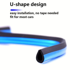 10pcs Car Air Outlet Decorative Strip U-shaped Car Interior Styling