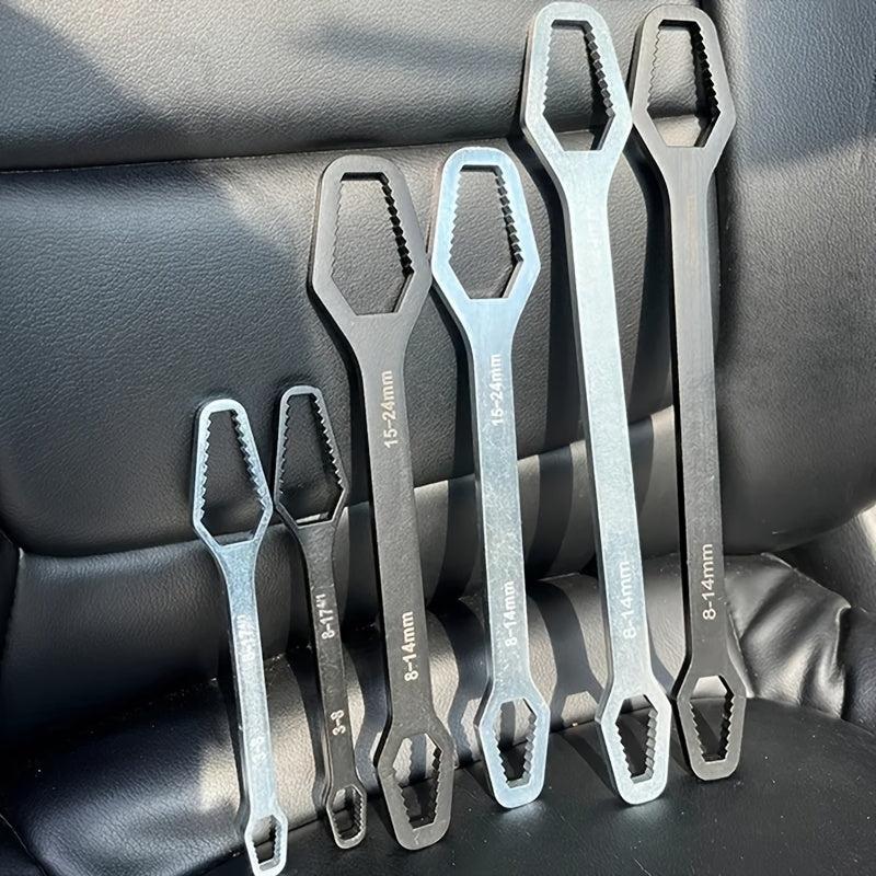 1PC 3 24mm Double Head Wrench Universal Self-tightening Adjustable