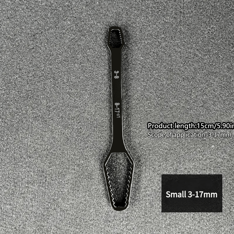 1PC 3 24mm Double Head Wrench Universal Self-tightening Adjustable