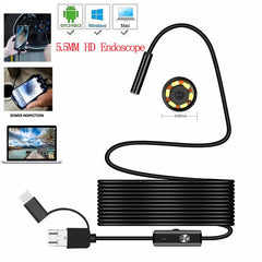 5.5mm Industrial Endoscope IP67 Waterproof Tool Android Type C Interface