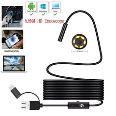 5.5mm Industrial Endoscope IP67 Waterproof Tool Android Type C Interface