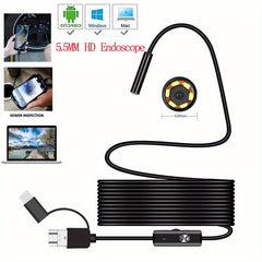 5.5mm Industrial Endoscope IP67 Waterproof Tool Android Type C Interface