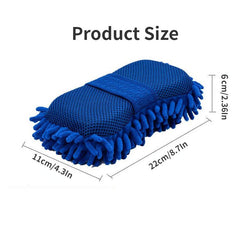 Car Motorcycle Washing Sponge Brush Soft Chenille Microfiber Water Absorbtion