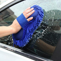 Car Motorcycle Washing Sponge Brush Soft Chenille Microfiber Water Absorbtion