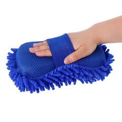 Car Motorcycle Washing Sponge Brush Soft Chenille Microfiber Water Absorbtion