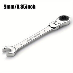 8 19mm Combo Ratchet Wrench Dual Purpose Tool Set Car Repair Hand Tool