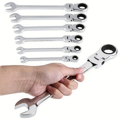 8 19mm Combo Ratchet Wrench Dual Purpose Tool Set Car Repair Hand Tool