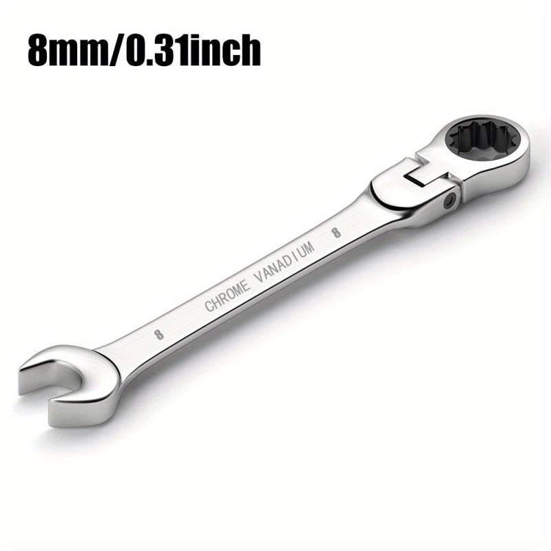 8 19mm Combo Ratchet Wrench Dual Purpose Tool Set Car Repair Hand Tool