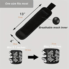 Magnetic Wristband For Screws Nails Bits