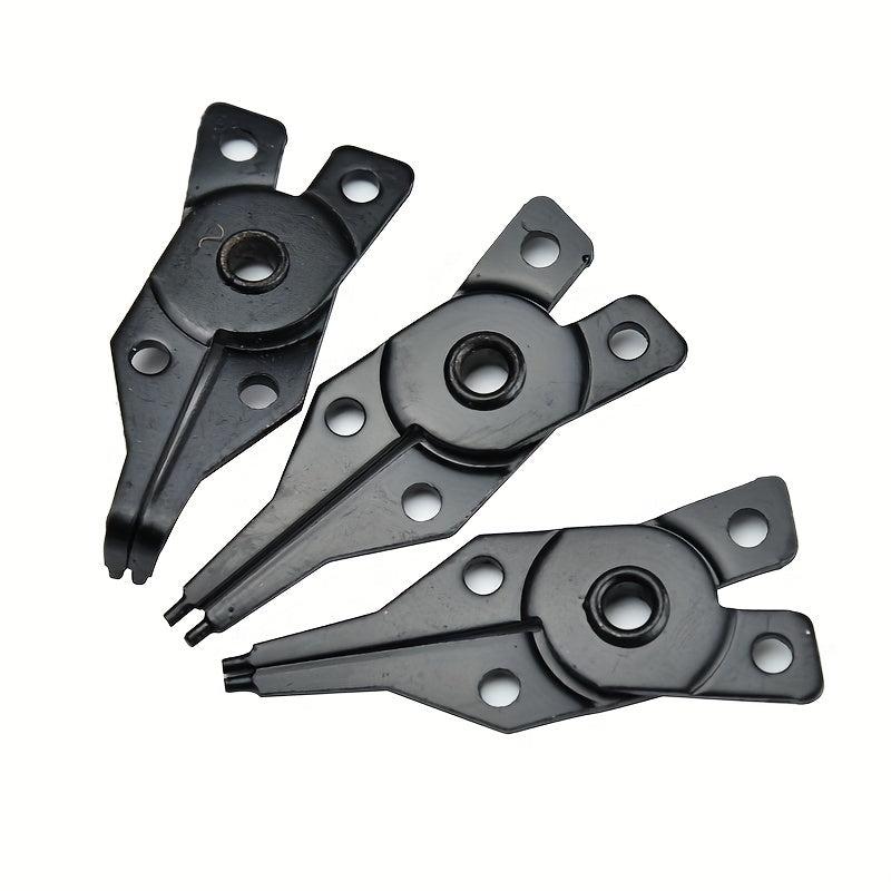 4-In-1 Circlip Pliers Set Snap Ring Pliers Crimp Removable Plier Head Retaining