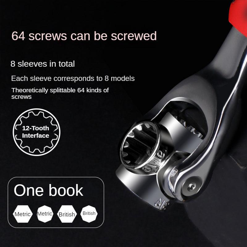1pc Spanner Socket Wrench 121 92 132 08 Cm Universal Wrench Socket
