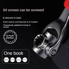 1pc Spanner Socket Wrench 121 92 132 08 Cm Universal Wrench Socket
