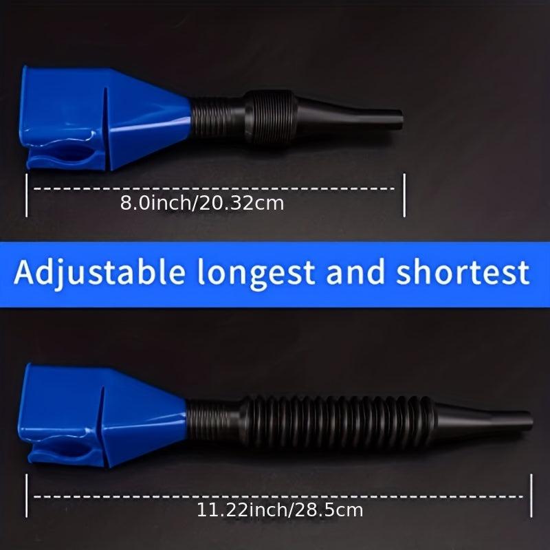 3pcs Flexible Draining Tool Universal Plastic Clasp Funnel