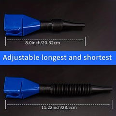3pcs Flexible Draining Tool Universal Plastic Clasp Funnel