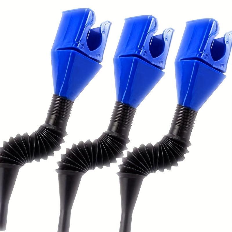 3pcs Flexible Draining Tool Universal Plastic Clasp Funnel