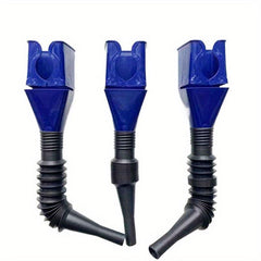3pcs Flexible Draining Tool Universal Plastic Clasp Funnel