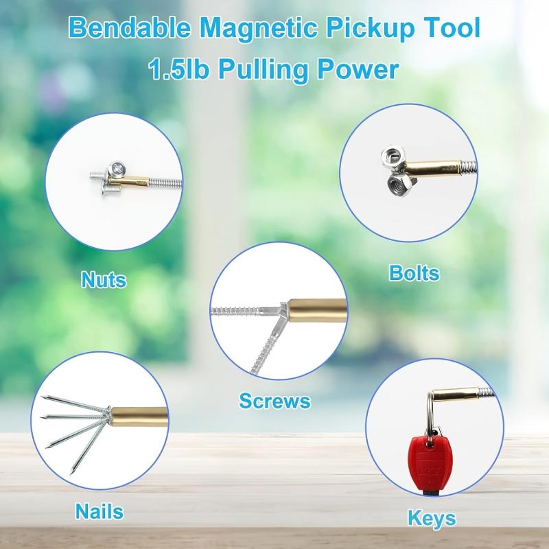Flexible Magnetic Pick Up Tool 500mm Gooseneck