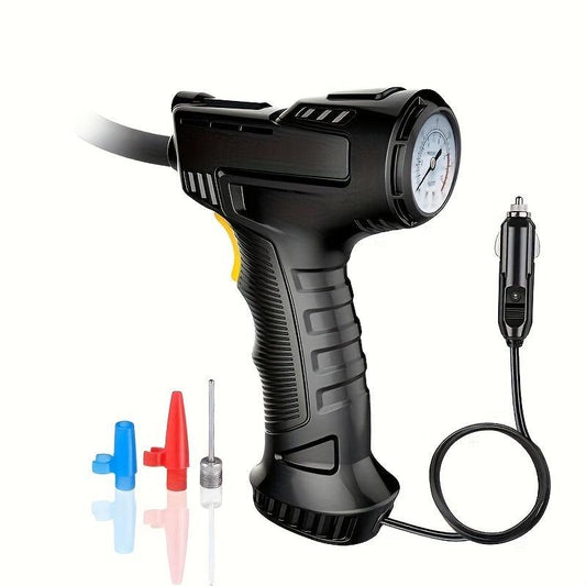 120W Portable Air Compressor Pump Digital Tire Inflator For Cars Bicycles