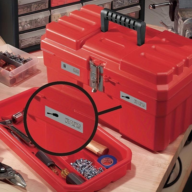 99pcs Tool Box Label Decal Sticker Set Organization for Toolbox