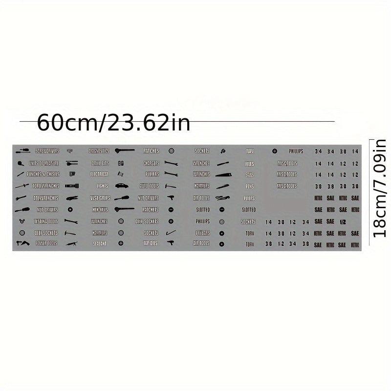 99pcs Tool Box Label Decal Sticker Set Organization for Toolbox