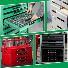 30pcs Tool Box Organizational Labels for Steel Tool Chest Drawer