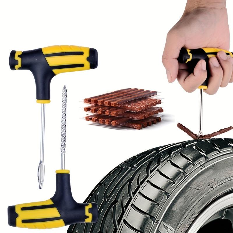 20pcs Car Tire Repair Kit Truck Motorcycle Tubeless Tyre Puncture Plug Set