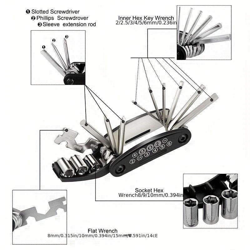 Pocket Folding Screwdriver Hex Wrench Repair Tools