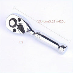 72 Teeth Short Handle Auto Repair Tool Wrench Fast Ratchet Wrench