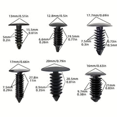 140pcs Plastic Clip Bumper Door Lining Ceiling Rivet Kit