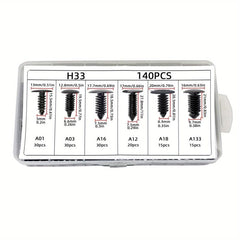 140pcs Plastic Clip Bumper Door Lining Ceiling Rivet Kit