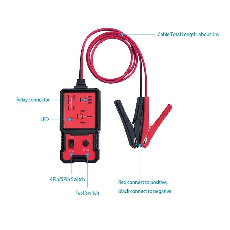 Car Automotive Relay Tester Tool 12V 24V Upgrade DIY Maintenance