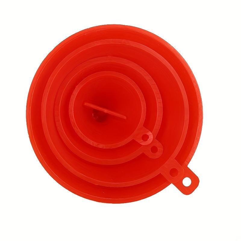 Set of 4 Multipurpose Funnels for Adding Liquids