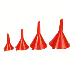 Set of 4 Multipurpose Funnels for Adding Liquids