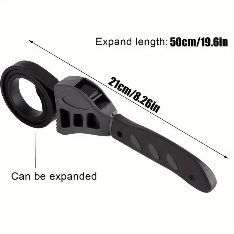 Rubber Belt Wrench Adjustable Bottle Opener Auto Filter Car Repair Spanner