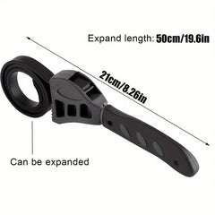 Rubber Belt Wrench Adjustable Bottle Opener Auto Filter Car Repair Spanner