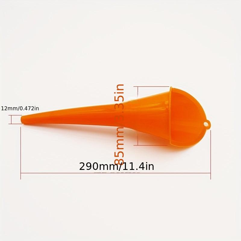 4Pcs Long Neck Funnel Car Gasoline Filling Tools Plastic Splash-proof