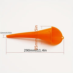 4Pcs Long Neck Funnel Car Gasoline Filling Tools Plastic Splash-proof