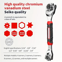 Universal Socket Wrench 360 Rotating Head 8-19mm
