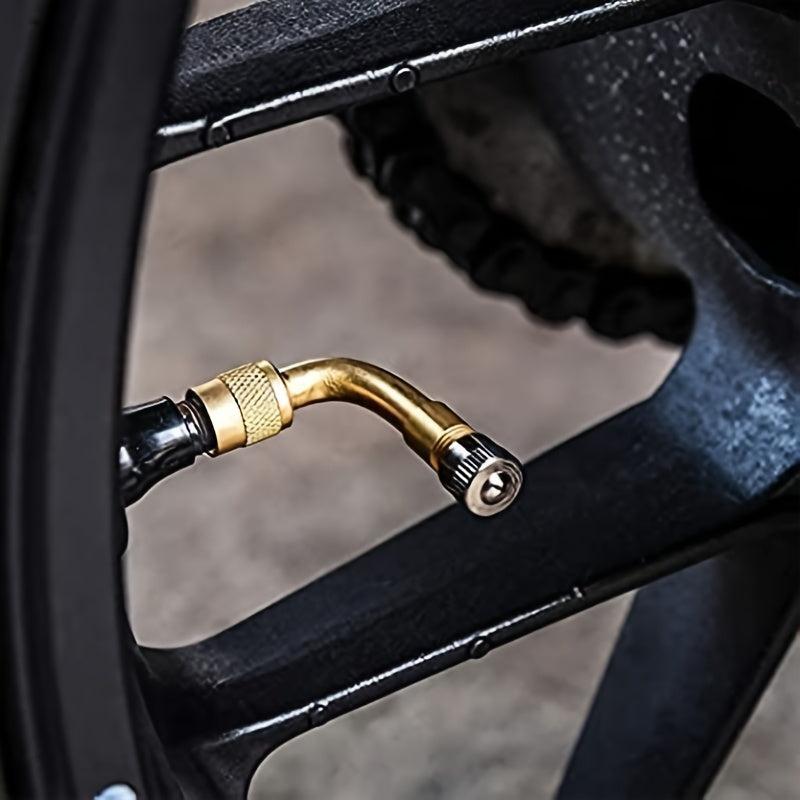1PC Car Motorcycle Inflatable Mouth Extension Elbow Tire Valve Long Tube Air
