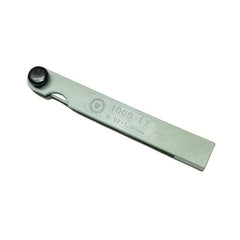Metric Thickness Feeler Gauge 0 02 1 00mm 17 Blades Mn Steel Measuring Tool