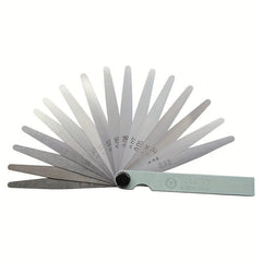 Metric Thickness Feeler Gauge 0 02 1 00mm 17 Blades Mn Steel Measuring Tool