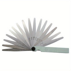 Metric Thickness Feeler Gauge 0 02 1 00mm 17 Blades Mn Steel Measuring Tool