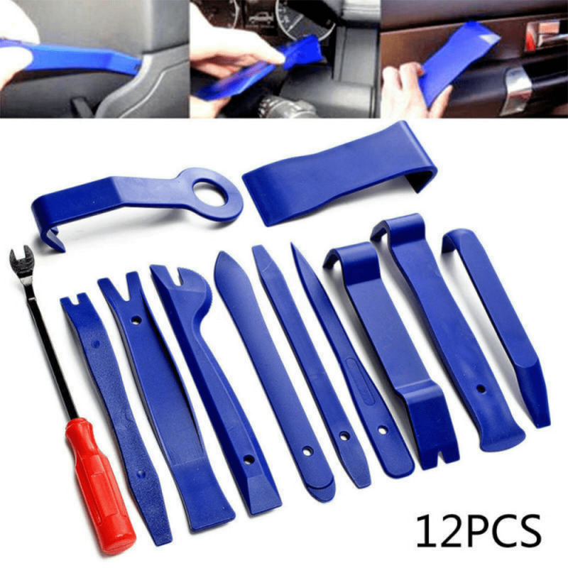12pcs Car Trim Removal Tool Kit Set Interior Audio Panel Dashboard Hand Tool