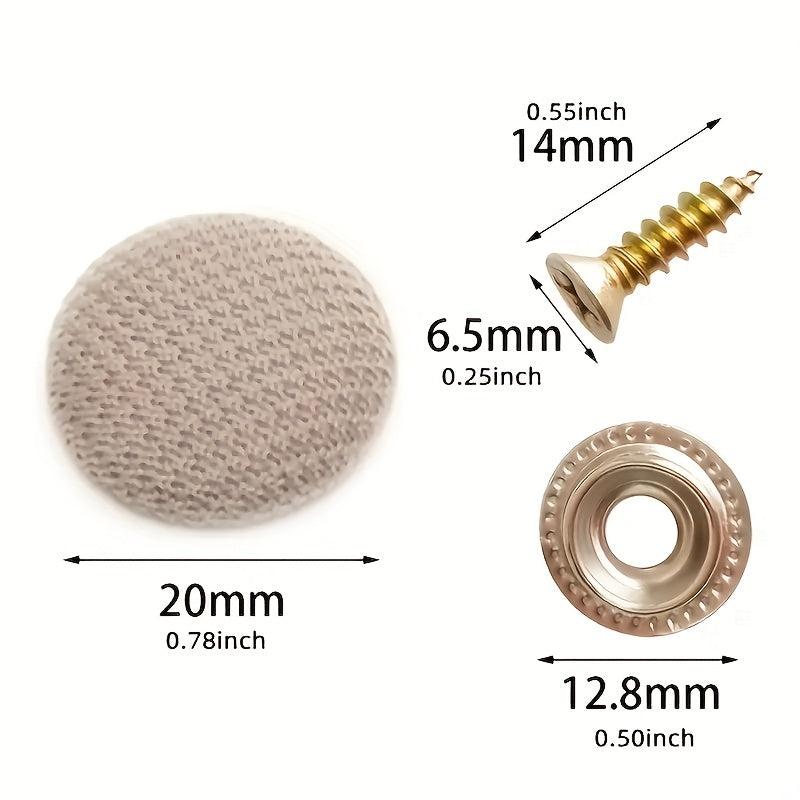 Set of 30 Car Interior Mesh Fabric Roof Buckles & Ceiling Cloth Fixers