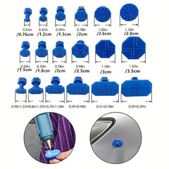 18-Piece Car Dent Repair Kit T-Handle Puller & Plastic Glue Tabs