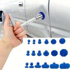 18-Piece Car Dent Repair Kit T-Handle Puller & Plastic Glue Tabs