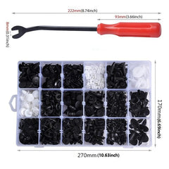 415 Pcs Car Body Retainer Clips Set Tailgate Handle Rod Clip Fastener Remover 18