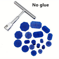 Car Dent Repair Puller Kit with 12/18 Glue Tabs Metal T Handle Dent Remover