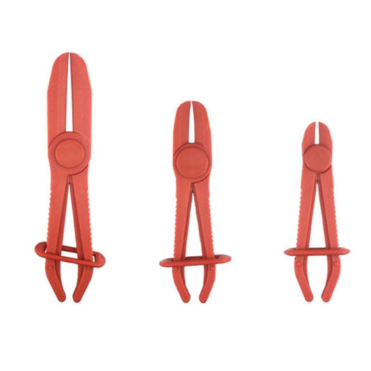 3Pcs Nylon Hose Clamp Tool Set Brake Fuel Water Line Clamp Plier Hands Car Repai
