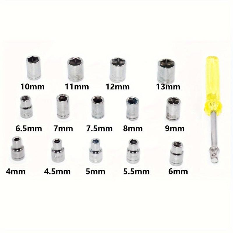 40pcs Socket Drive Ratchet Wrench Set Household Repair Hand Tool Sets Car Repair